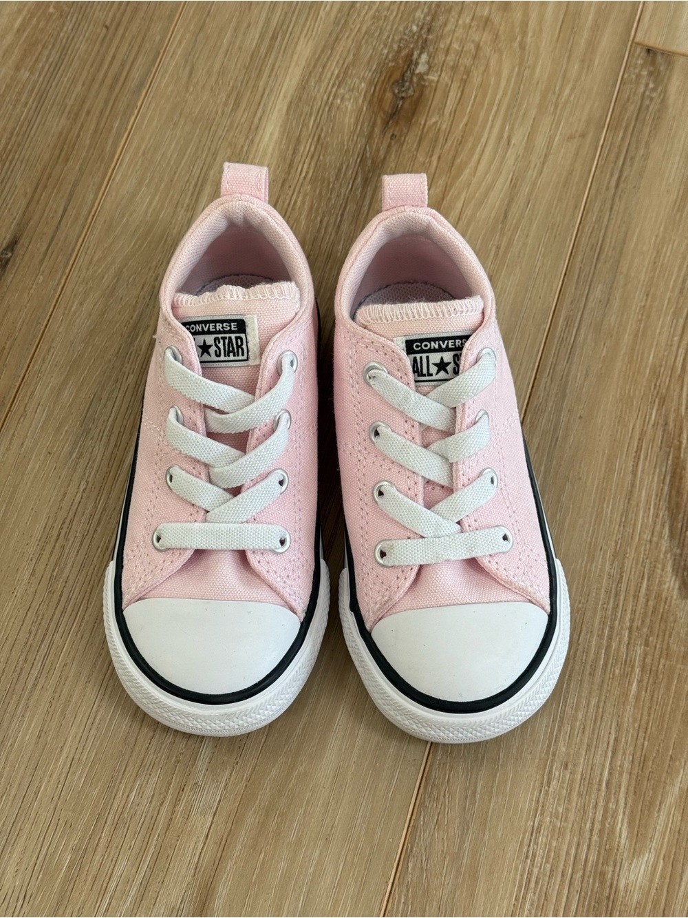Converse Kids Light Pink Canvas Low Tops
